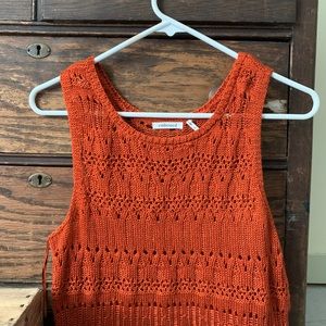 embossed knot tank top